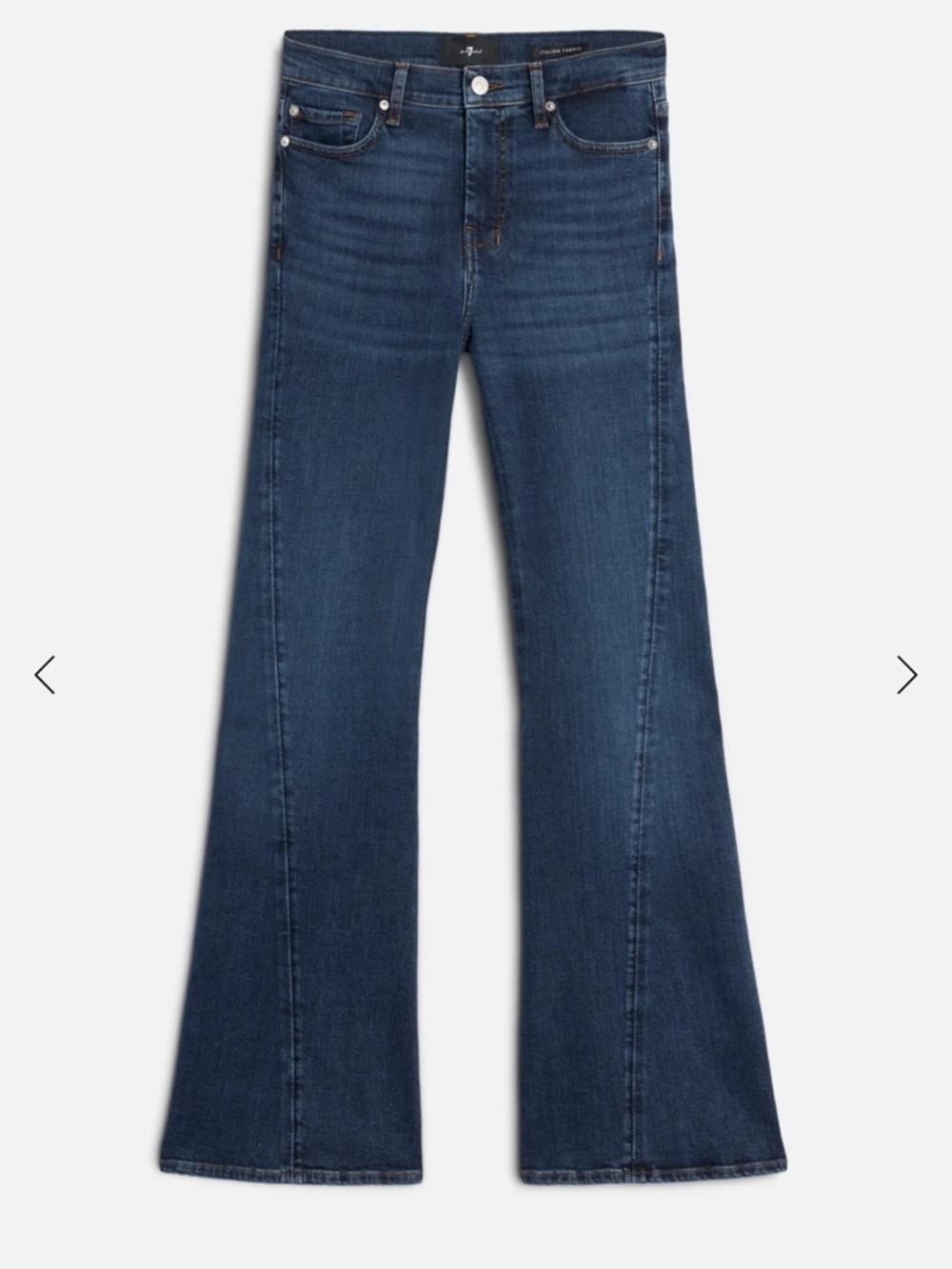 NWT 7 For All Mankind Dojo Tailorless Twisted Seam Wide Leg Jeans Size 30/26